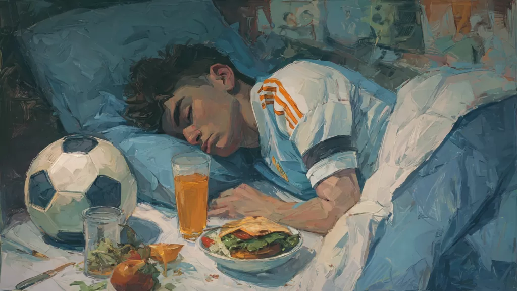 Cómo influyen el sueño y la nutrición en el rendimiento futbolístico