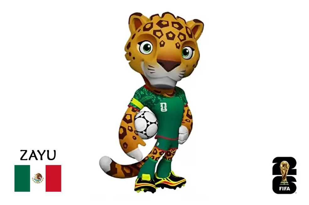 Las mascotas del Mundial 2026: quiénes son Maple, Zayu y Clutch