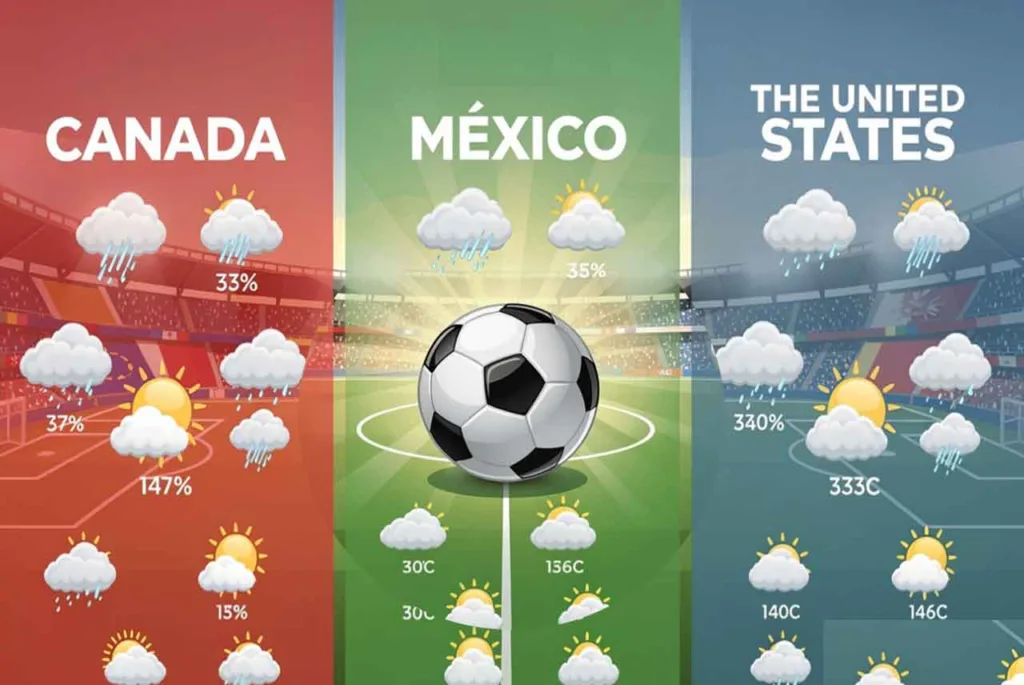 Cómo adaptarse al clima y altitudes en las sedes del Mundial 2026